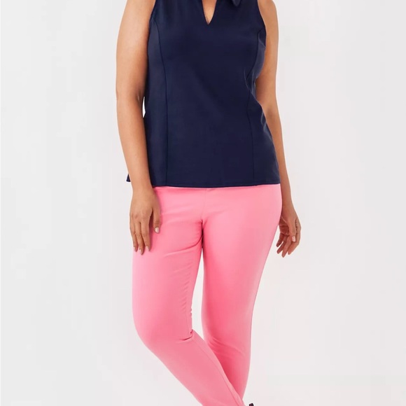 NWT Size 8 Lilly Pulitzer Corso Pants UPF50 in Rousseau Pink - Picture 1 of 5